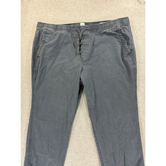 Gap Cotton Blend Athletic Fit Essential Jogger Pants (Men's 2XL Tall) Blue - Picture 2 of 13